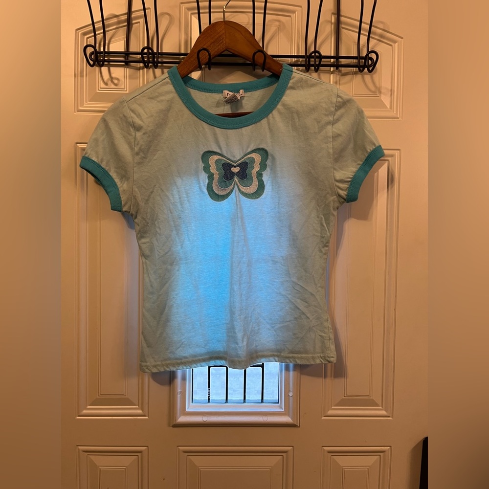 Blue Butterfly Rue 21 Shirt